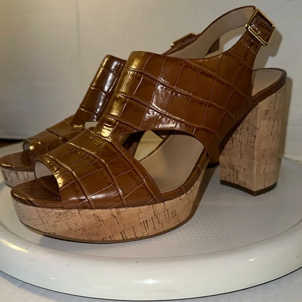 🆕Ralph Lauren Cork Platform Heels